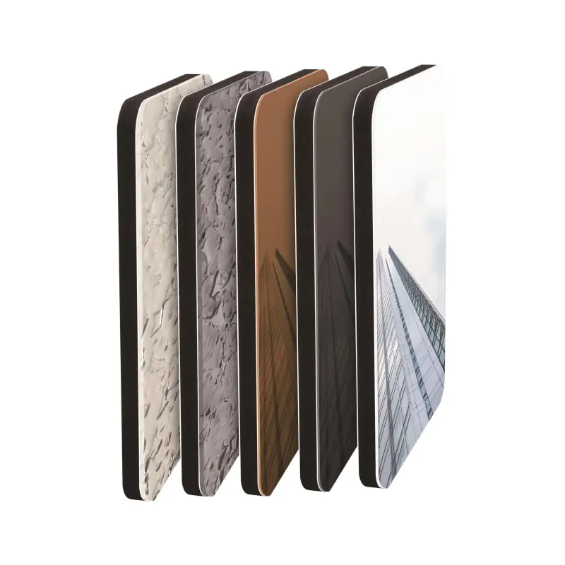 Mirror Surface Water Wave Carbon Crystal Panel